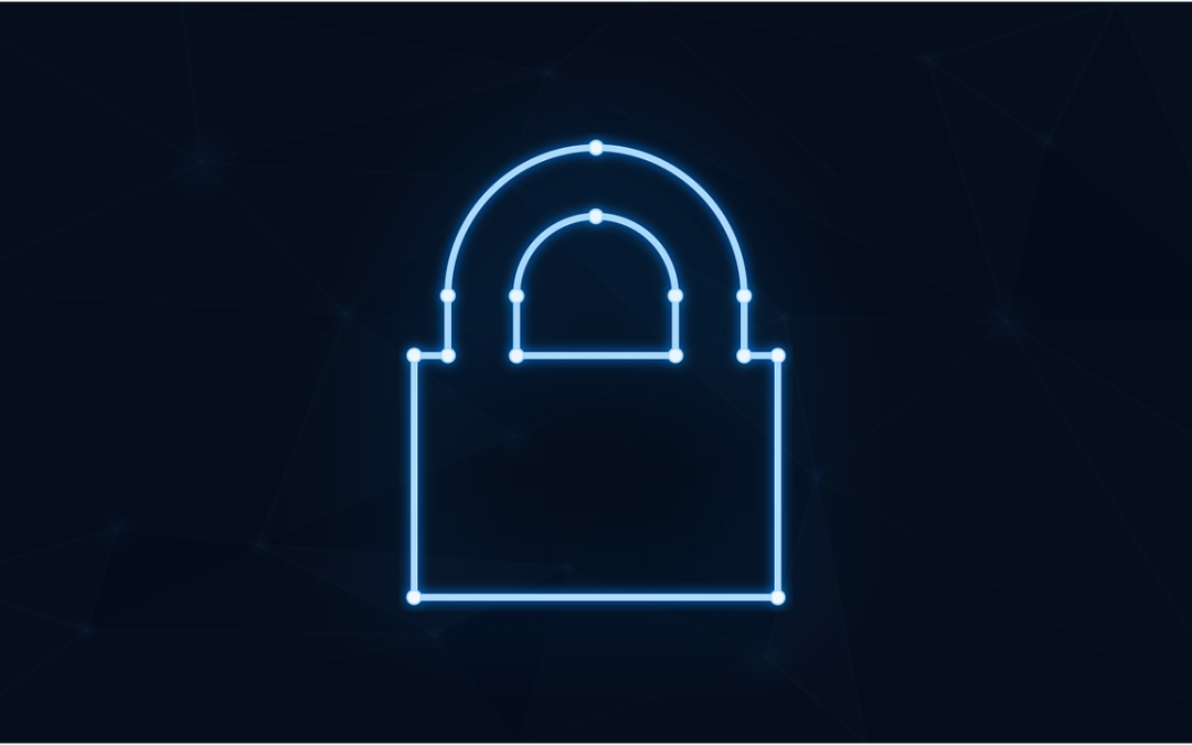 Free padlock neon cybersecurity vector